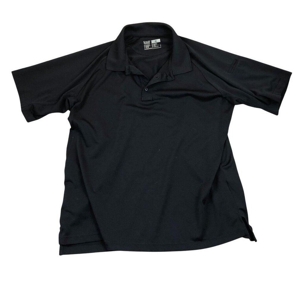 5.11 Tactical Mens Polo Shirt XL Short Sleeve Lightweight Classic Casual Black
